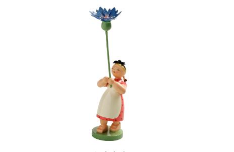 Fille au bleuet